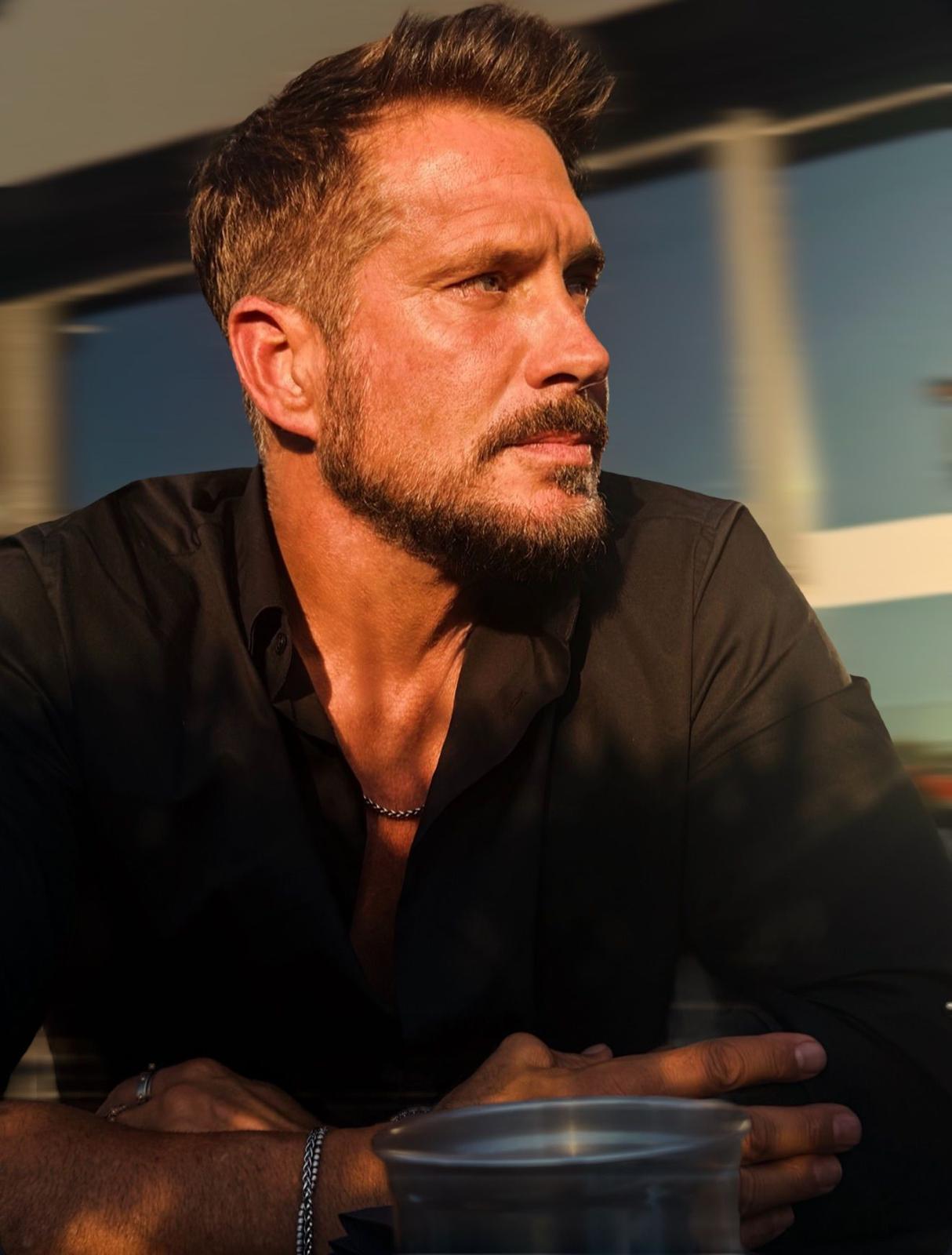 Nick Loren in warm evening light